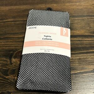 Ardene black fishnet tights size OS new